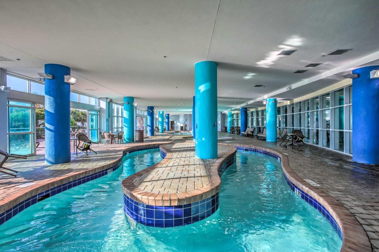 מירטל ביץ' Beachfront Family Condo With View And Pool Access מראה חיצוני תמונה