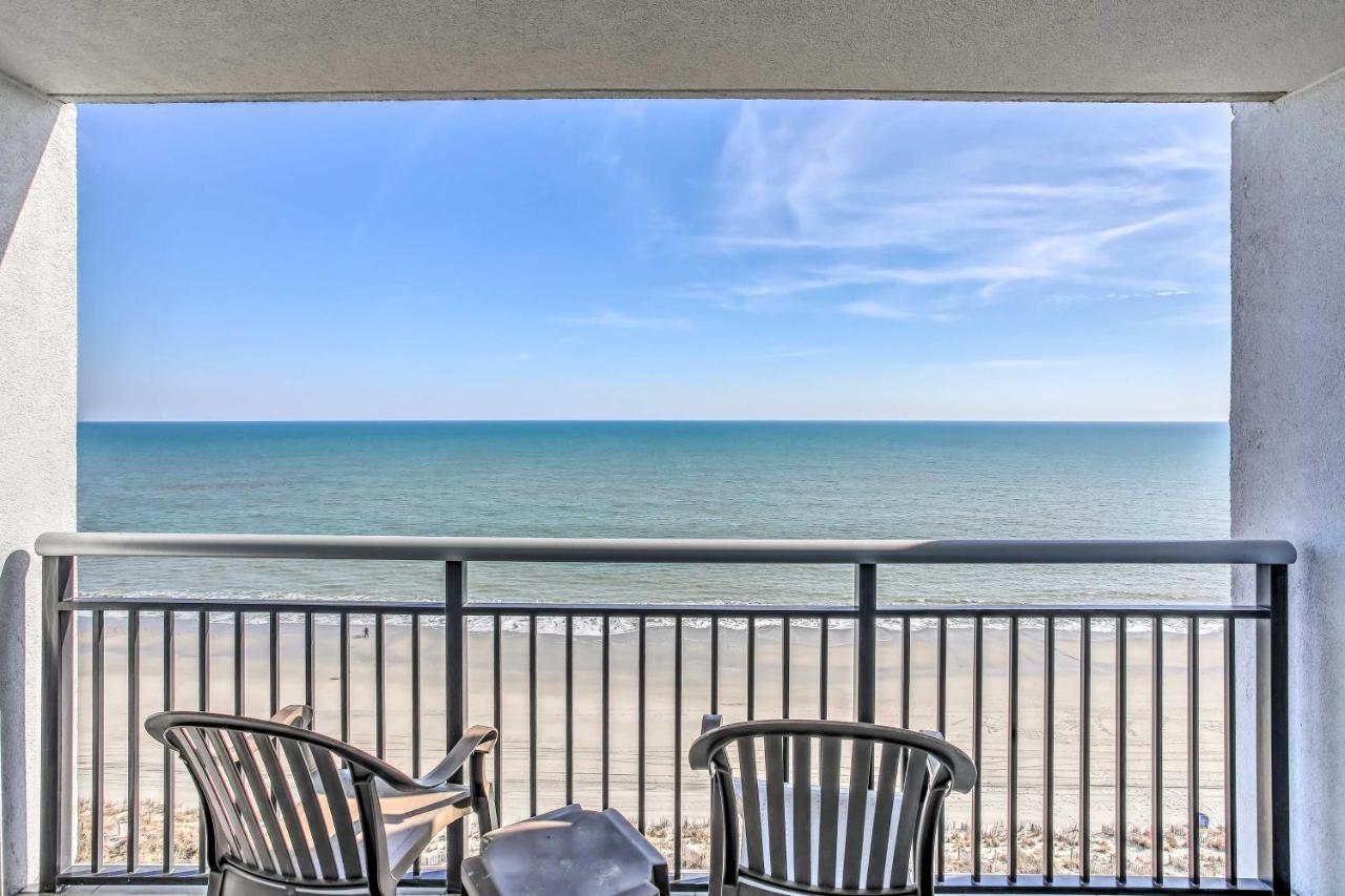 מירטל ביץ' Beachfront Family Condo With View And Pool Access מראה חיצוני תמונה